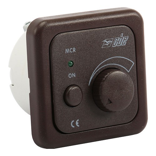 Interruptor variador de 3 A marrón Presto