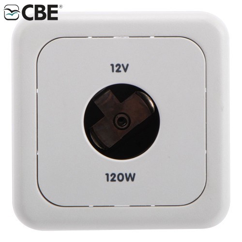 Presa 12 V colore grigio Ø 21 mm CBE - CT10633