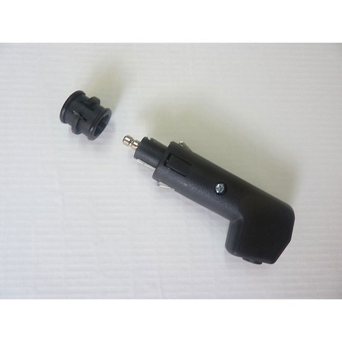 Abgewinkelter 12V-Stecker 12 mm Adapter 21 mm