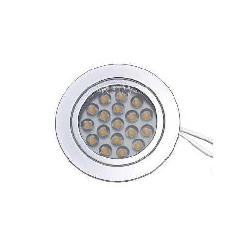 Spot encastrable fixe LED 1.7W 12 V - chrome