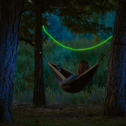 Tira luminosa verde SHINE LINE NITE IZE - para toldos y tiendas de camping