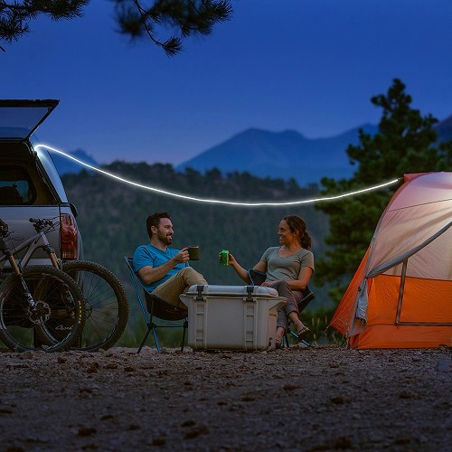  Lichtband SHINE LINE NITE IZE weiß - für Markisen Vorzelte Zelte Camping - CT10813 