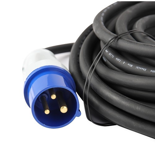 Extension cord for 2 CEE17 sockets - 25 m - for motorhomes.  - CT10833