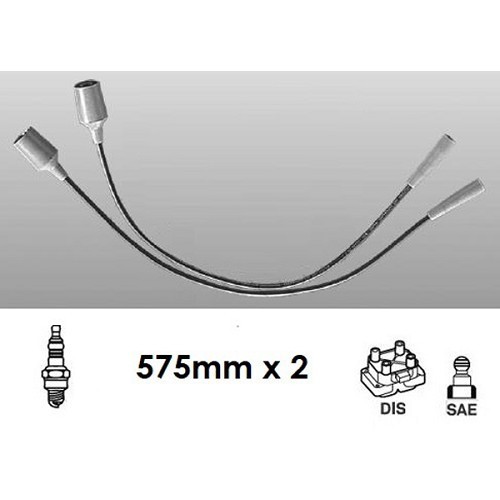  Fios de velas para 2CV a partir de 1983 - CV10032 