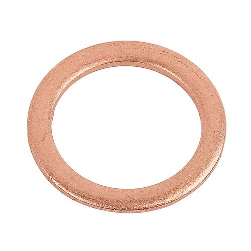 Flat copper drain gasket for 375 and 425cc engines for 2hp and derivatives - 22-27-1,5mm