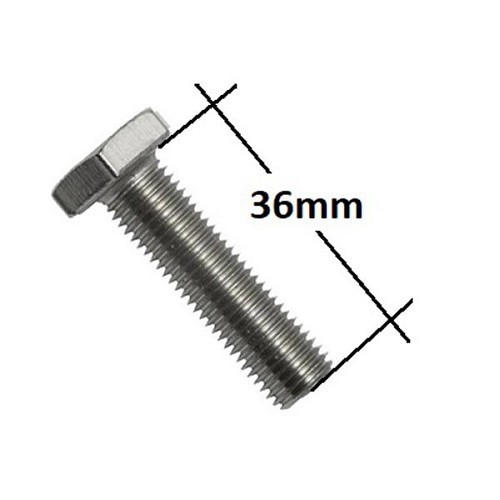  Tornillo corto para hélice de plástico para furgoneta 2cv - 36 mm - CV12360 