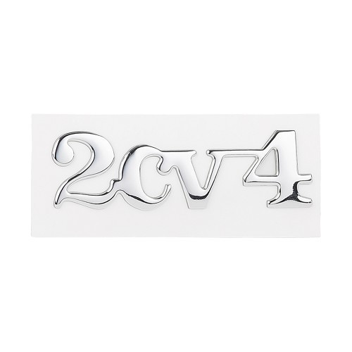  Emblema con letras en cofre trasero - 2cv4 hasta 1973 - CV20062 