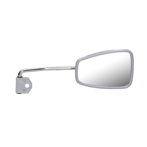 Right wing mirror for 2cv saloons - STAINLESS STEEL