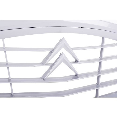 Grijze grille voor 2CV (09/1974-07/1990) - CV20402