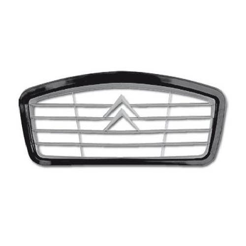  Grijze grille met zwarte randen voor 2CV na 1974 - CV20406 