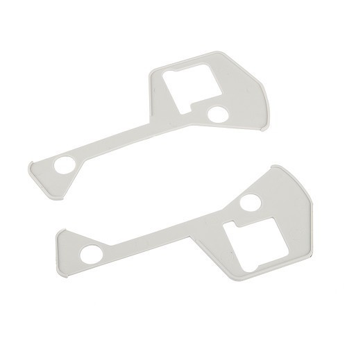  Door handle seals for Dyane (02/1972-09/1977) - grey - CV20755 