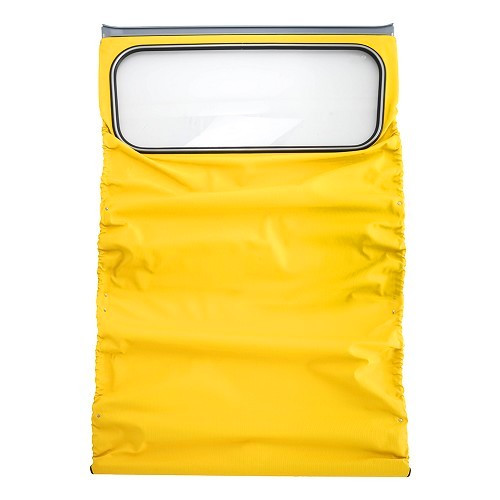  Mimosa yellow convertible top for 2CV saloon (03/1957-07/1990) reinforced canvas - CV22222 