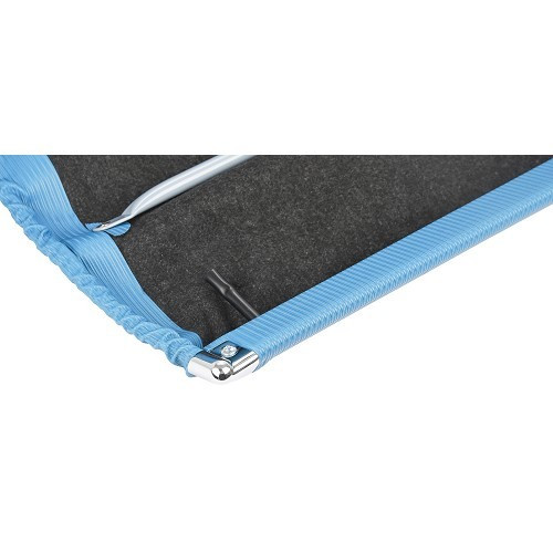 Azure blue hood for DYANE - reinforced canvas - CV23011