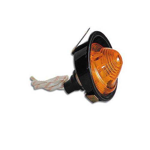  Complete front left indicator for 2cvs - black - CV30172 