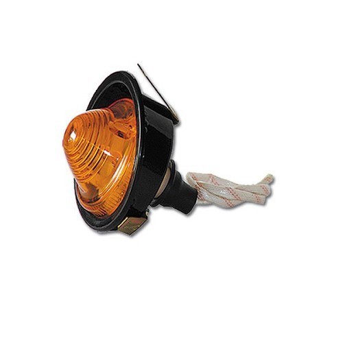  Indicatore anteriore destro completo per 2cv - nero - CV30174 