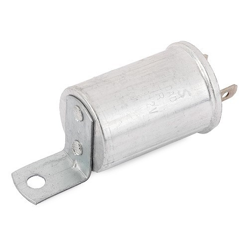 Indicator unit rond 12v 3 pinnen aluminium voor 2cv - CV30206