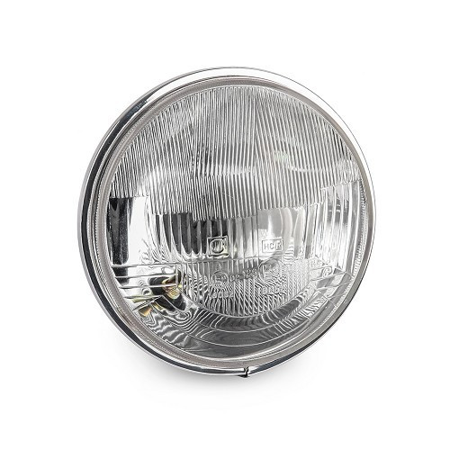  H4 headlight with position light and aluminium surround for 2cv - CV30332 