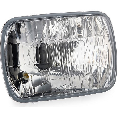     
                
                
    CE rectangular headlight with metal casing for 2cvs - pinkish grey surround - CV30337
