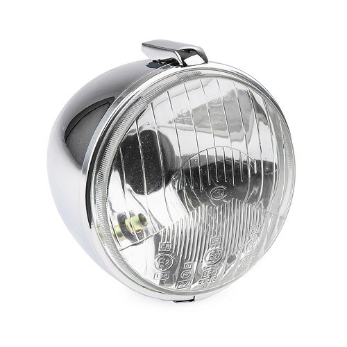  Complete CE chrome-plated bowl headlight repro for 2cvs - CV30358 