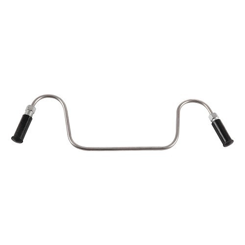 Brake hose kit for 2cvs with front disc brakes - STAINLESS STEEL - CV40194