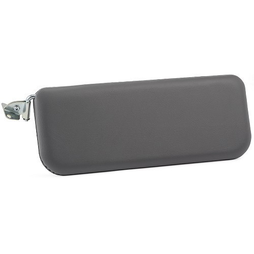 Grey right-hand sun visor with metal bracket for 2cv