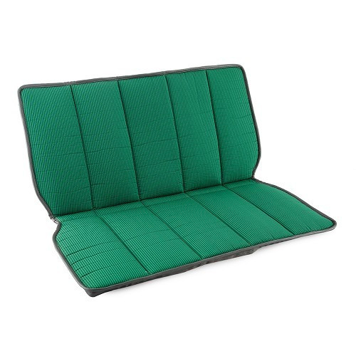  Housse de banquette arrière Bayadères pour 2cv (02/1970-07/1990) - vert diamantée - CV50216 