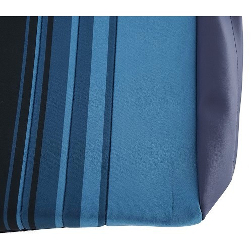 Symmetrische stoelhoezen en blauw gestreepte achterbank voor DYANE - CV53344