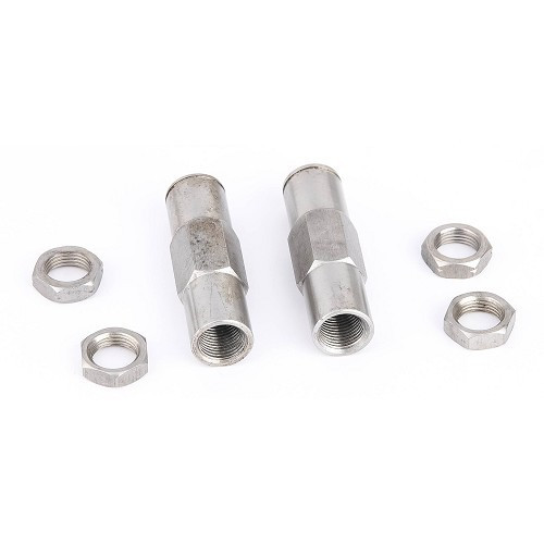  Parallelism adjustment sleeve kit for 2CV before 1970 - stainless steel - CV61100 