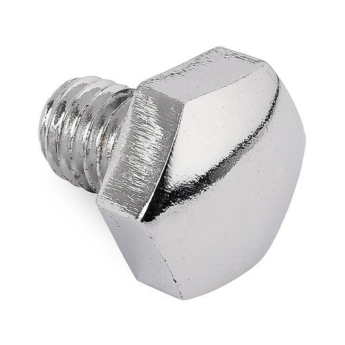 Chrome-plated hubcap screw for Dyanes and Acadianes - CV63000