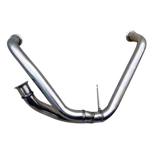 Direct exhaust manifold for 2CV with 602cc engine - INOX - CV70195 
