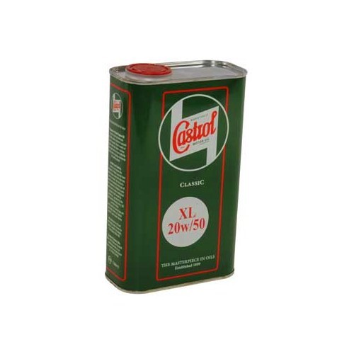 Huile CASTROL "Classic" 20W50 minérale pour 2CV et dérivés- 1 Litre - CV70302