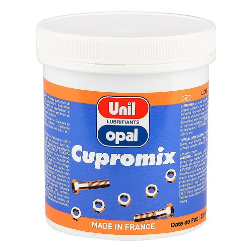  Graisse cuivrée UNIL OPAL Cupromix pour 2CV et dérivés - pot - 500g - CV70504 