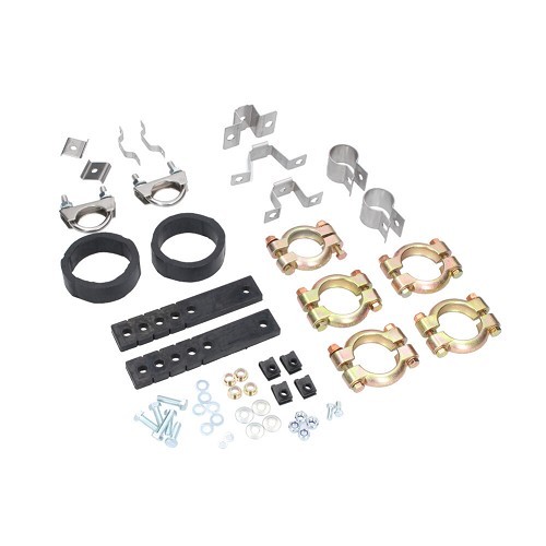  Exhaust mounting kit for Mehari - STAINLESS STEEL - CV74184 