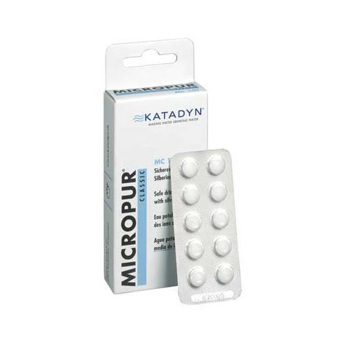  Wasserkonservierungsmittel MICROPUR CLASSIC 40 Tabletten- Wohnmobile und Wohnwagen. - CW10033 