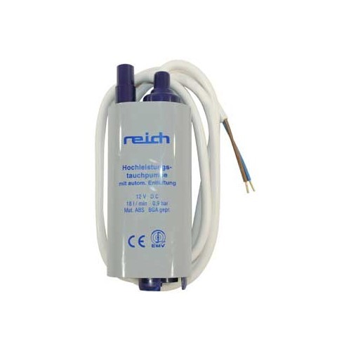  REICH 12V 18l minute submersible pump - motorhomes and caravans. - CW10050 