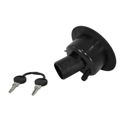 Short BLACK ZADI key-cap cup - motorhomes and caravans. - CW10134