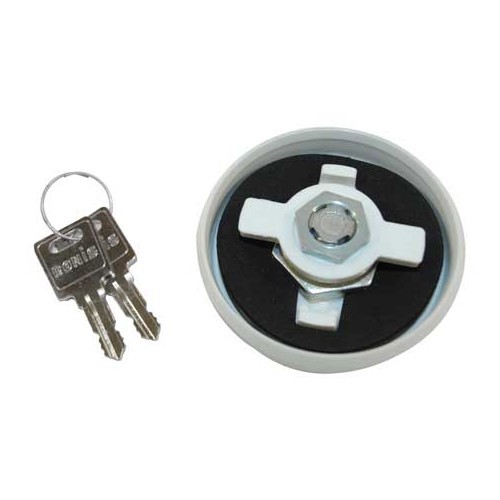 Keyed cap for 158x137 mm Chantal white tank filler cup - motorhomes and caravans. - CW10150