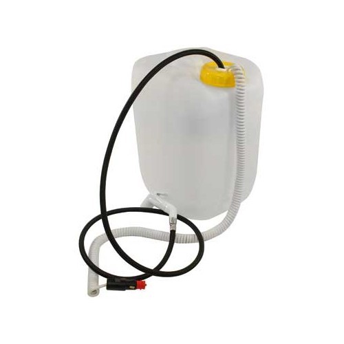 Verrijdbare douche met jerrycan van 20 liter -12 V- 4 m slang - campers en caravans. - CW10188