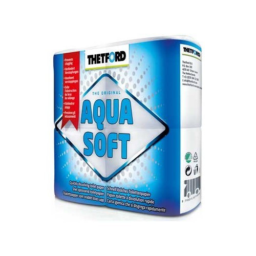  Rolos AQUA SOFT THETFORD para sanitas químicas, embalagem de 4 - CW10312 