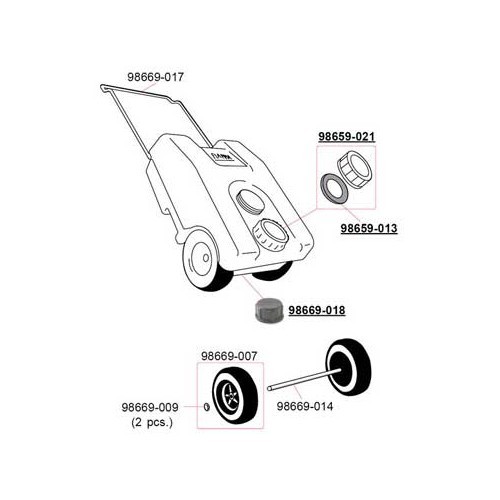 Serbatoio per acque reflue ROLL-TANK 23W FIAMMA - CW10438