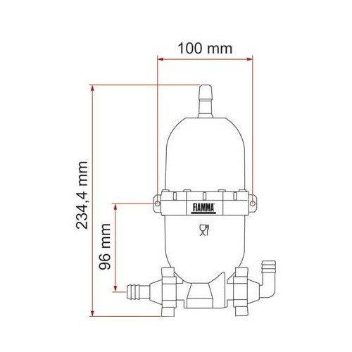 Expansionsgefäß A20 FIAMMA - CW10454