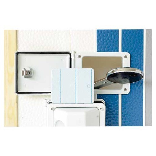  White hatch for external shower - CW10528 