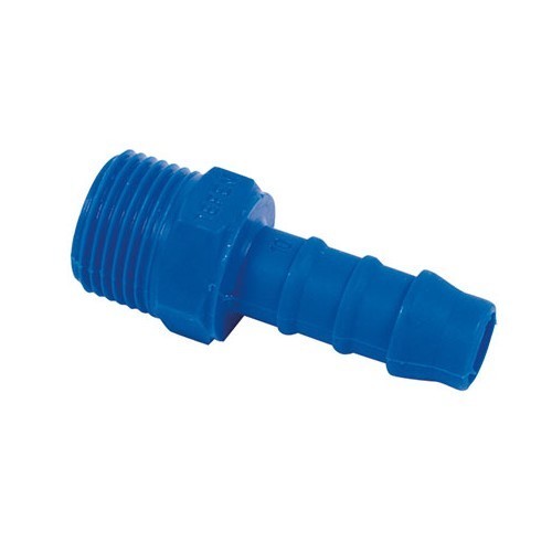  Set of 2 connectors Male 3/8' - 10mm teat - CW10689 