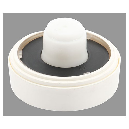Cappuccio bianco RAL9010 con coperchio di protezione - CW10729