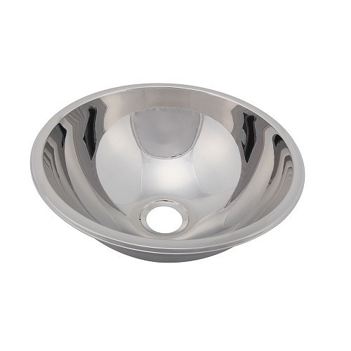  Lavabo rotondo in acciaio inox da 290 mm - CW10823 