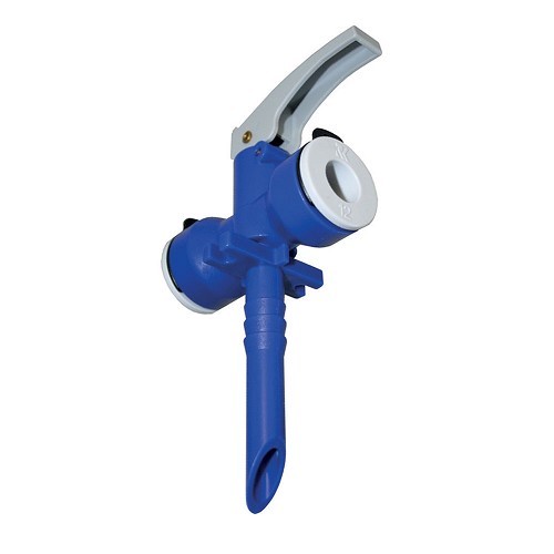  2-outlet 12 mm Uniquick Reich drain valve - CW10985 