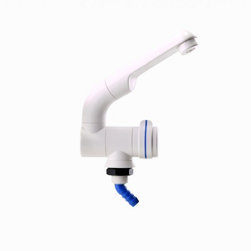  Rubinetto dell'acqua fredda bianco COMPACT BARWIG - basculante e girevole - CW11085 