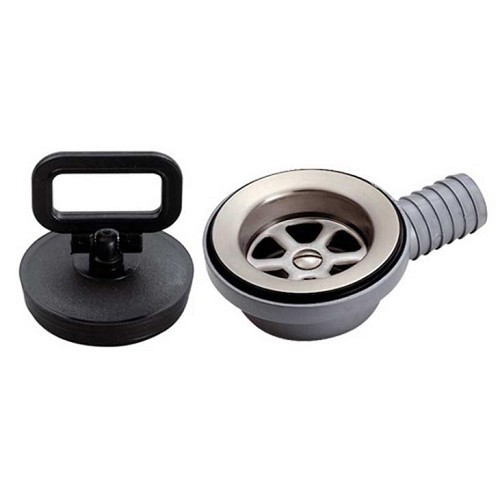  Desagüe + tapón para combinado 1 fuego/ 1 fregadero (CF13429) - CW11097 