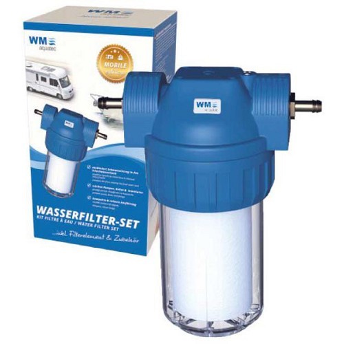 Complete cartridge filter kit for motorhomes and caravans