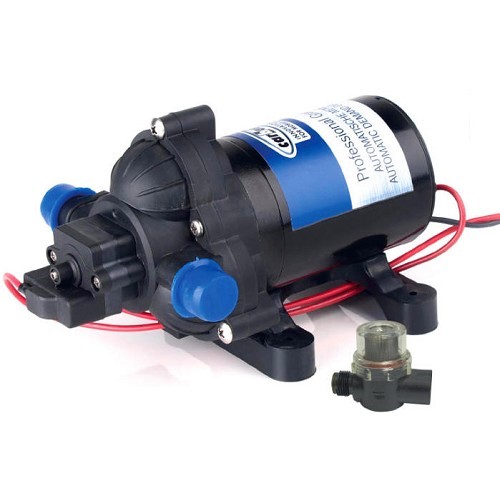  Diaphragm pump with pre-filter - 7l min 1.4 bar 12V CARBEST - CW11108 